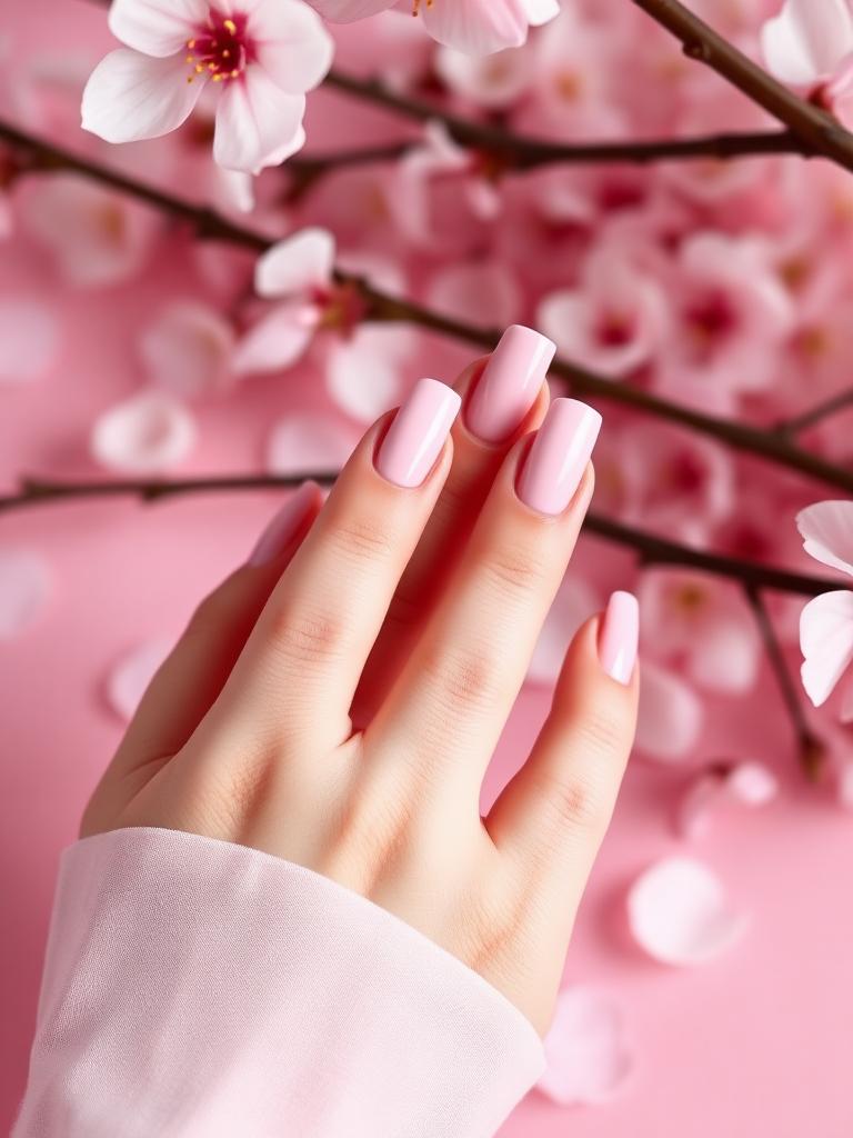 Pastel Pink Tips